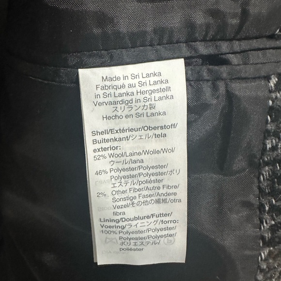 J CREW Plaid Thompson Car Coat  42/L - Picture 8 of 11